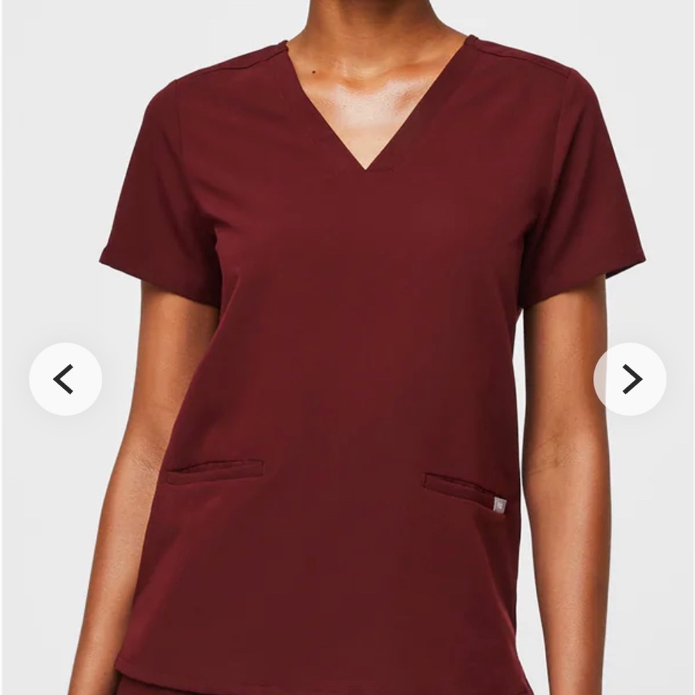 XL Burgundy figs scrub set
